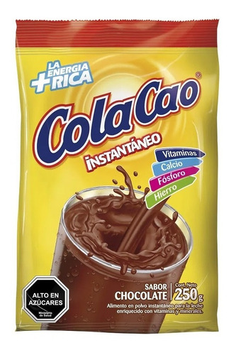 Saborizante Cola Cao Chocolate Energy 250 G