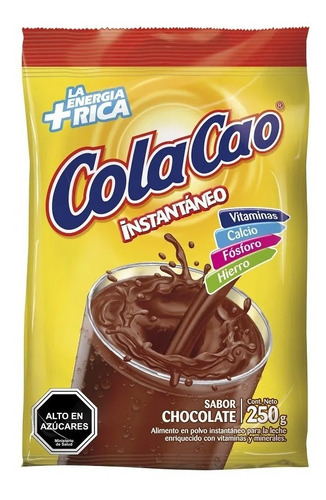 Imagen 1 de 1 de Saborizante Cola Cao Chocolate Energy 250 G