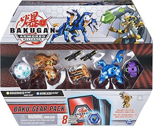 Bakugan Baku-gear 4-pack, Dragonoid Ultra Con Baku-gear Y Ho