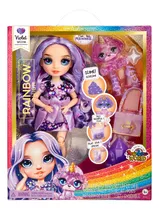 Comprar Rainbow High Muñeca de Moda Violet Morado - Con Kit de Slime Brillante, Mascota Mágica, Zapatos Personalizables, Bolso y Accesorios de Moda