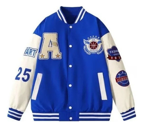 Chamarra De Béisbol Street Men Hip Hop Jacket Versátil