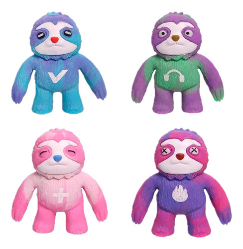 Pikkys Figura Estirable Perezositos Flexors Brilla Oscuridad