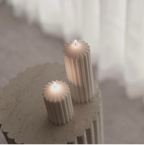 Velas Cirios Decorativos, Aromáticos, Elegantes, Artesanal