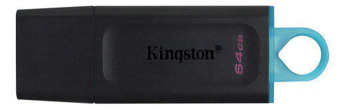 Memoria Usb Flash Kingston 64 Gb 3.2 Exodia Datatravel Color Negro