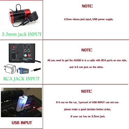 Adaptador Bluetooth Usb Qofowin Para Coche, Altavoces