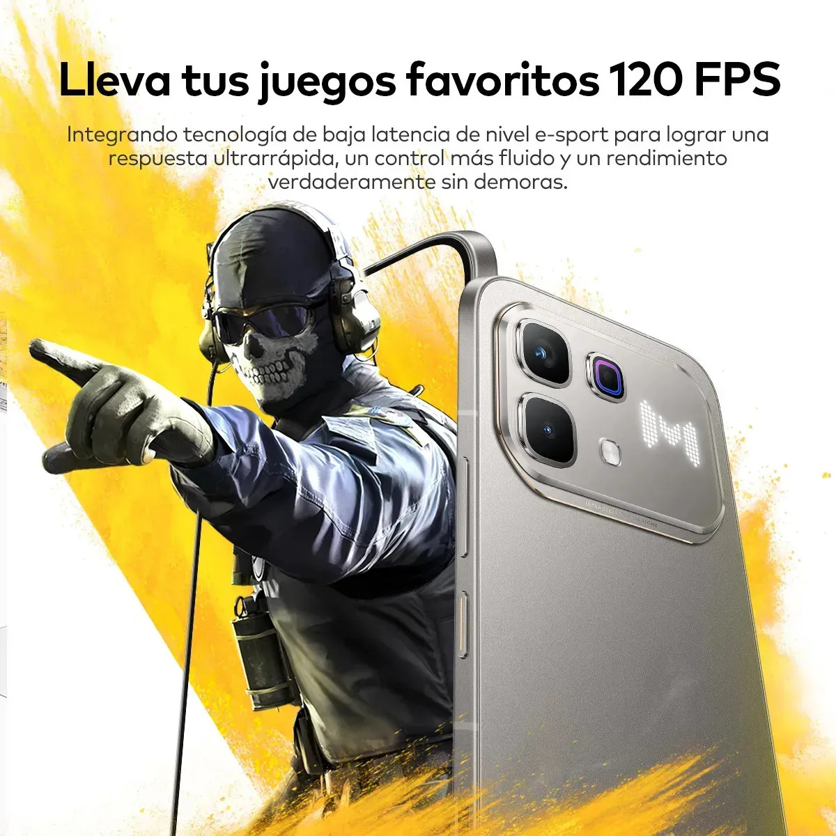 Celular Infinix Note 60 Pro 5g Ai Phone 256gb Rom 12+12gb Ram Titanio Niebla Snapdragon 7s Gen 4 Dual Sim 6000mah 90w Carga Superrápida 30w Inalámbrico 6.78'' Amoled 1.5k 144hz Active Matrix