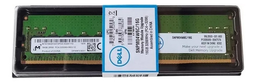 Memória para Servidor Dell 16GB 3200mhz Rdimm SNPM04W6C/16G Cor Verde