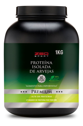 Proteína Vegetal De Arveja Pura  2 Lib.  Zeo Sport. Bélgica.