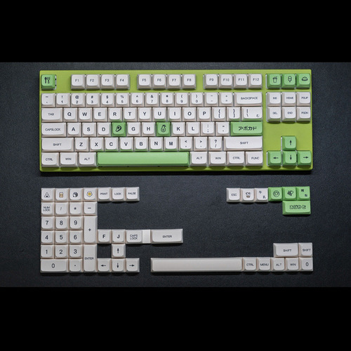 Teclado Mecánico Pbt Japonés Avocado Keycaps Xda Profile