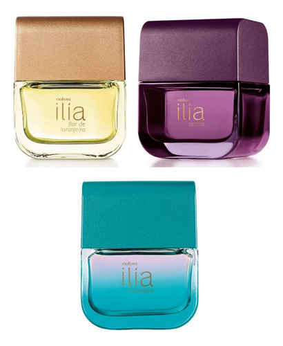 Deo Parfum Ilia Kit C/ 3 Unid De 50_ml Cada 