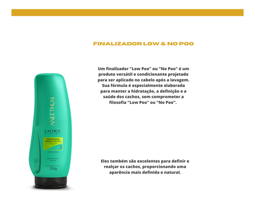 Finalizador Ondas E Cachos Aneethun 250g
