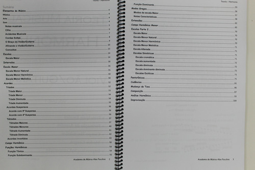 Coleção C/ 4 Volumes De Apostilas - Violão Guitarra 308 Pg