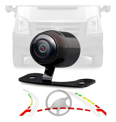 Câmera Ré Colorida Automotiva Infravermelho Borboleta 2x1