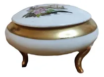 Comprar Alhajero De Porcelana Antiguo Tsuji Pintado A Mano Oro