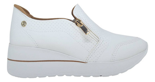 Tênis Feminino Slip On Anabela Conforto Kolosh C3561 Branco