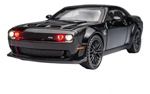 Dodge Challenger Hellcat De Coleccion Con Luces Y Sonidos