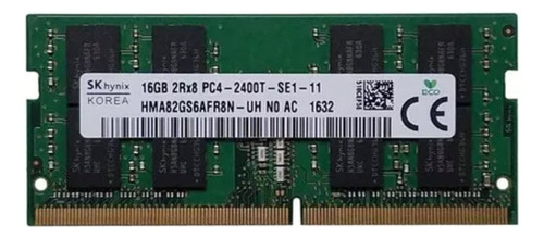 Memoria Ram 16gb Ddr4 Sodimm 2400mhz Sk Hynix Hma82gs6afr8n