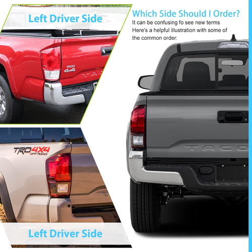 Compatible 2016-2023 Toyota Tacoma Trd Off-road Luces T...