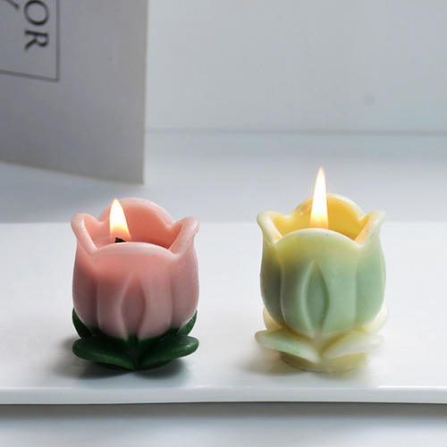 Molde De Silicona Para Velas Para Decoración De Escritorio H
