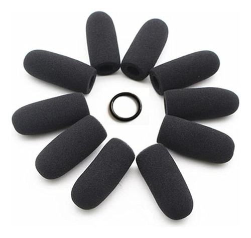 ~? Saidbuds 10 Pack Soft Mic Foam Cubre Parabrisas Para Davi