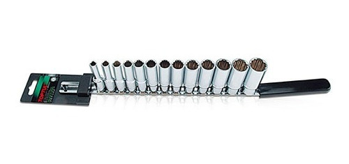 Juego 13 Pcs Copas De Profundidad 12pt 3/8'' 7-21mm - Toptul