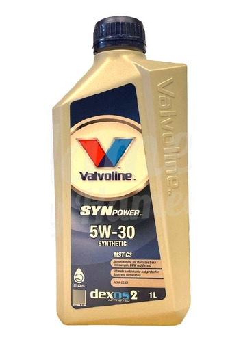 Aceite 5w-30 Valvoline Synpower Xl-iii C3 1lt