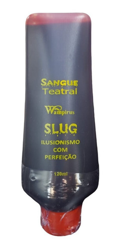 Imagem 2 de 7 de Sangue Falso Comestivel Slug 120 Ml Pronta Entrega