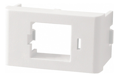 Módulo Suporte Rj45 Keystone 1 Posto Branco Lunare