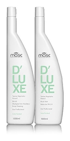 Imagem 1 de 1 de Kit Progressiva Tanino D'luxe Masc Professional Alisamento