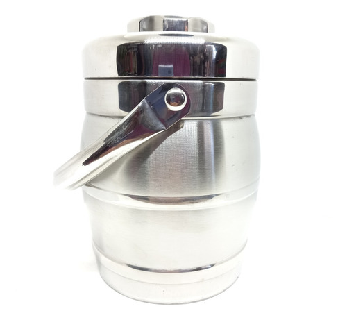 Vianda Térmica De Acero Lunchera 3 Compartimientos 1,6 Lts