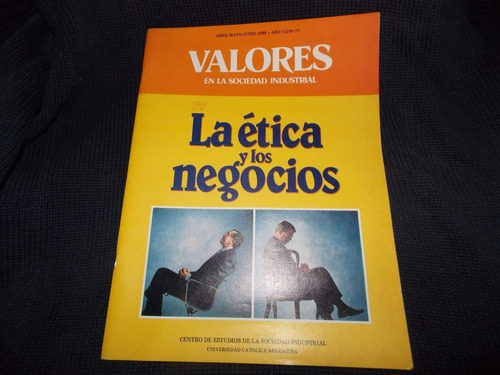 Revista Valores En La Sociedad Industrial - Ab/ Ma/ Ju 1989