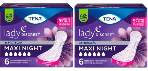 Absorvente Tena Lady Discreet Maxi Night