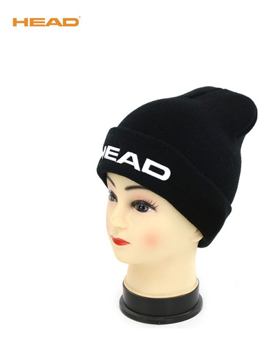 Gorro Head De Acrílico 100% Para Hombre Y Mujer - Gran Calce Hea 13826c.1 Negro Único Lisa