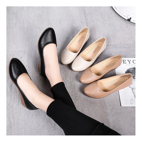 Moda Otoño 2025: Zapatos Mujer Punta Fina Con Tacón Cómodo