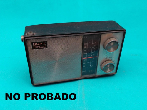 Mundo Vintage: Antigua Radio Sony De Mesa Rxo Rad3