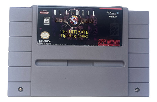  Id 316 Ultimate Mortal Kombat Iii Snes Original Super Umk 3