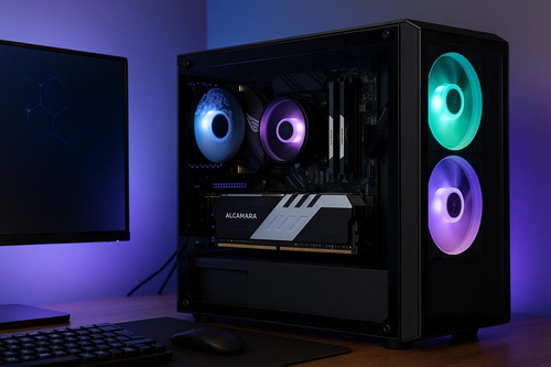 Memória Ram Alcamara 16gb Ddr4 3200mhz Rgb Gamer Jogos