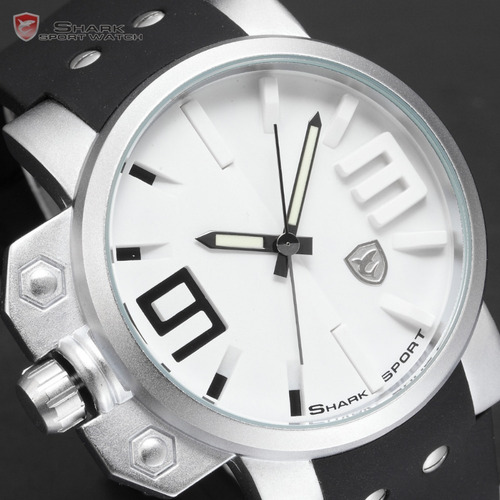 Distribuidor Oficial - Reloj Shark Salmon - Dial 3d - Acero