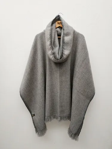 Ruana Cuello Unisex lana alpaca Zoque Paramo Quytty Morado Ruana Cuello Unisex lana alpaca Zoque Paramo Quytty Morado