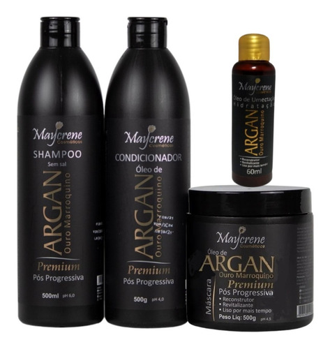 Kit Óleo De Argan 500g + Óleo Umectante De Argan Maycrene