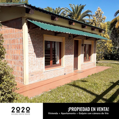 Casa En Venta + Apartamento Independiente + Galpón Con Cámara De Frío