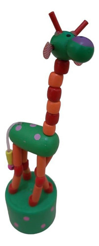 Brinquedo Retrô Mini Girafa Dançarina Mole Mole