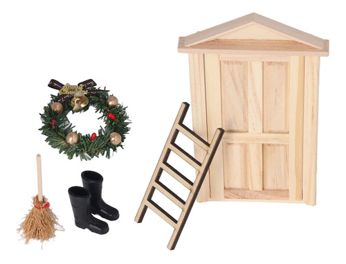 Kit Para Puerta De Casa De Muñecas En Miniatura, Miniárbol D