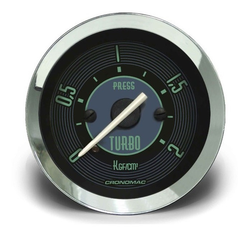 Relógio Pressão Turbo Fusca 2 Kg - Verde - Cronomac