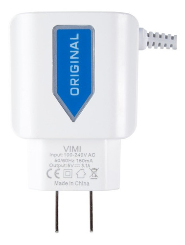Cargador De Viaje Triple Usb V8 Microusb Carga Rapida 3.1 A