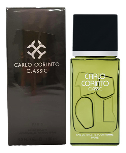 Perfume Carlo Corinto Classic. Traficional De 100 Ml. Hombre