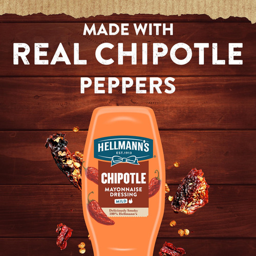 Hellmann's Aderezo De Mayonesa Chipotle Suave Para Tacos, Sa