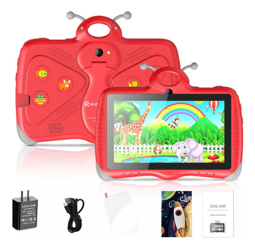Tablet  Kids One E7 7" 32GB roja y 3GB de memoria RAM