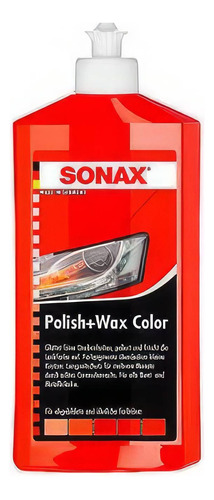 Cera Sonax Liquida Polish 500ml Rojo