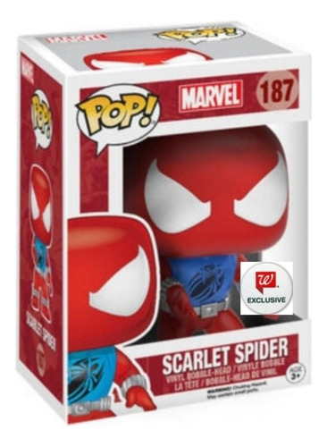 Funko Pop Scarlet Spider #187 Wallgreens C/ Protector